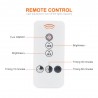 Pato amarelo - luz noturna LED - plugue de parede da UE - sensor de controle - dimmable - controlador remoto