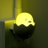 Pato amarelo - luz noturna LED - plugue de parede da UE - sensor de controle - dimmable - controlador remoto