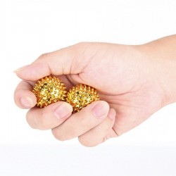 Acupressure treatment - hands stimulation needles - magnetic massage balls - 2 piecesMassage