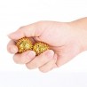 Tratamento de acupressão - mãos estimulando agulhas - bolas de massagem magnética - 2 peças
