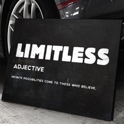 LIMITLESS - inspirational quote - wall poster - canvasPlaques & Signs