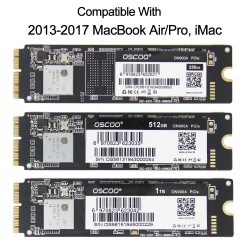 256GB - 512GB - 1TB - memória SSD para Macbook Air A1465 A1466 Macbook Pro Retina A1502 A1398 iMac A1419 A1418