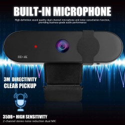 HD 4K 2K Câmera Web - 1080P - PC - computador - autofoco - USB - microfone