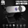 HD 4K 2K Câmera Web - 1080P - PC - computador - autofoco - USB - microfone