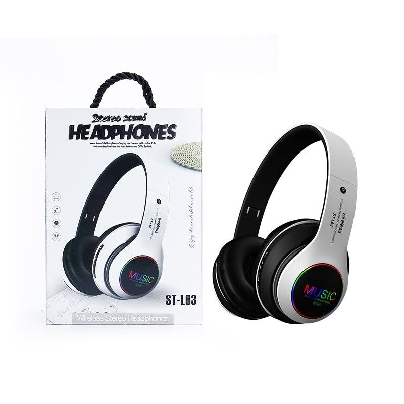 Bluetooth headset - noise canceling - wireless headphones - LEDEar- & Headphones