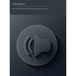 Mini - Bluetooth ear-hook - handsfree - fone de ouvido de couro com microfone - cancelamento de ruído