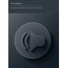 Mini - Bluetooth ear-hook - handsfree - leather earphone with microphone - noise cancellingEar- & Headphones