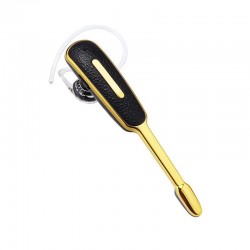 Mini - Bluetooth ear-hook - handsfree - leather earphone with microphone - noise cancellingEar- & Headphones