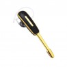 Mini - Bluetooth ear-hook - handsfree - leather earphone with microphone - noise cancellingEar- & Headphones