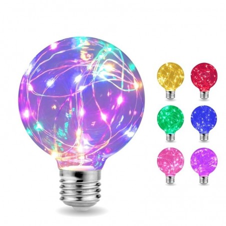 LED - RGB - E27 - 110V 220V - Lâmpada Edison - projeto de fios decorativos