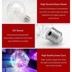 LED - RGB - E27 - 110V 220V - Lâmpada Edison - projeto de fios decorativos