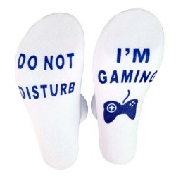 Não perturbar Eu sou Gaming / 2021 Será Melhor - meias engraçadas - unisex