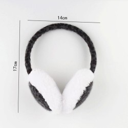 Leopard print plush earmuffsHats & Caps