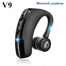 Auscultador Bluetooth V9- mãos fone de ouvido livre - earbud