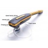 Mini - Bluetooth ear-hook - handsfree - leather earphone with microphone - noise cancellingEar- & Headphones