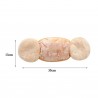 2 em 1 - máscara facial / earmuffs - impressão de renda floral