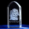 3D laser gravado cubo - Jesus - anjo - virgem Maria - estátua de cristal