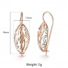 Cut out flowers - cubic zircon - crystal earringsEarrings