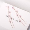 Tassels com cristais - brincos longos