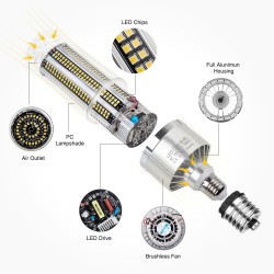 LED bulb - super bright - E27 - E40 - 25W - 35W - 50W - 100W - 120W - 150W - 200WE27