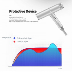 Professional hair dryer- ionic - grey - 220VHair