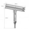 Professional hair dryer- ionic - grey - 220VHair
