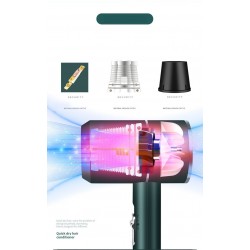 Secador de cabelo profissional - 100 - 240V - 1400W