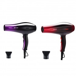 Secador de cabelo profissional - iônico - secagem rápida - 6 velocidades