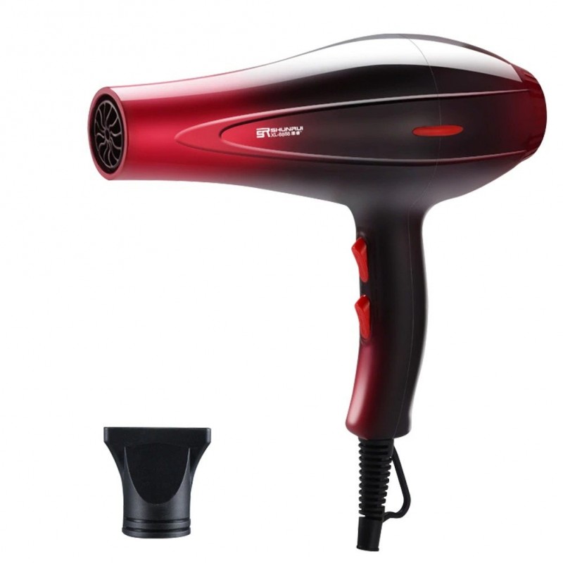 Secador de cabelo profissional - iônico - secagem rápida - 6 velocidades