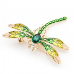 Cristal libélula - broche