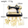 Black sewing machine - pin - broochBrooches