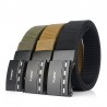 Correia de nylon militar com fivela de metal