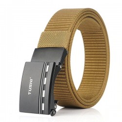 Correia de nylon militar com fivela de metal