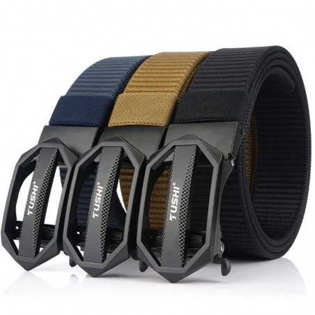 Correia de nylon tática com fivela de metal - ajustável