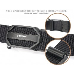 Correia de nylon tática com fivela de metal - ajustável