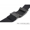Correia de nylon tática com fivela de metal - ajustável
