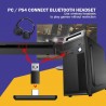 Wireless - Bluetooth - USB-C - adaptador - receptor de áudio - transmissor - conversor para Nintendo Switch - PS4 - PC