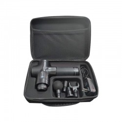 Massage gun - deep muscle relaxation - pain relief - 5 heads body massager with storage bagMassage