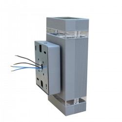 Luz de parede exterior moderna - lâmpada impermeável - 8W - LED
