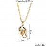 Gold scorpion necklaceNecklaces