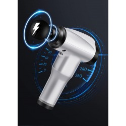 Massage gun - deep muscle relaxation - pain relief - 5 heads body massager with storage bagMassage