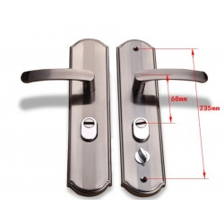 Cabos de porta universal com fechadura de segurança - conjunto de 2 peças