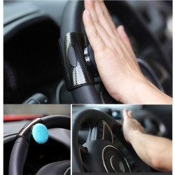 Botão giratório do volante do carro - aperto rotativo de 360 graus