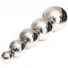 Silver decorative ball - mirror effect - stainless steelOffice