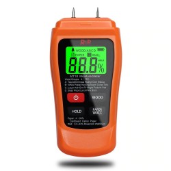 MT-18 - orange - digital tester - wood / paper moisture meter - wall moisture sensor - testerElectronics & Tools