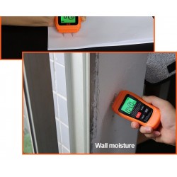 MT-18 - orange - digital tester - wood / paper moisture meter - wall moisture sensor - testerElectronics & Tools