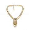 Hip-hop short chain with lion's head - gold necklaceNecklaces