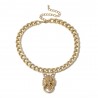 Hip-hop short chain with lion's head - gold necklaceNecklaces