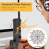 AU-PM461TR - USB microphone condenser - recording - online teaching - meetings - live streaming - gaming - with tripod standM...