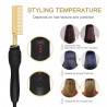 2 in 1 - multifunction hair straightener / curler / comb - wet / dry hairHair straighteners